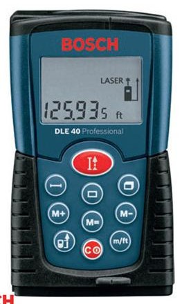Bosch DLE 40 Laser Distance Measure